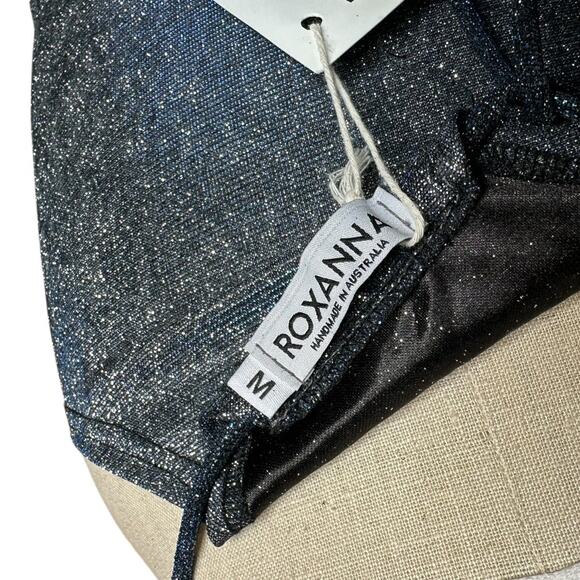 ROXANNA Banks Disco Party Cut Out Sparkly Glam Dress Women's Size Medium NWT - Picture 5 of 12